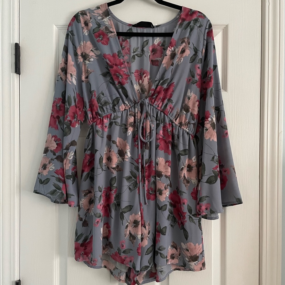 Audrey 3+1 Flower Romper